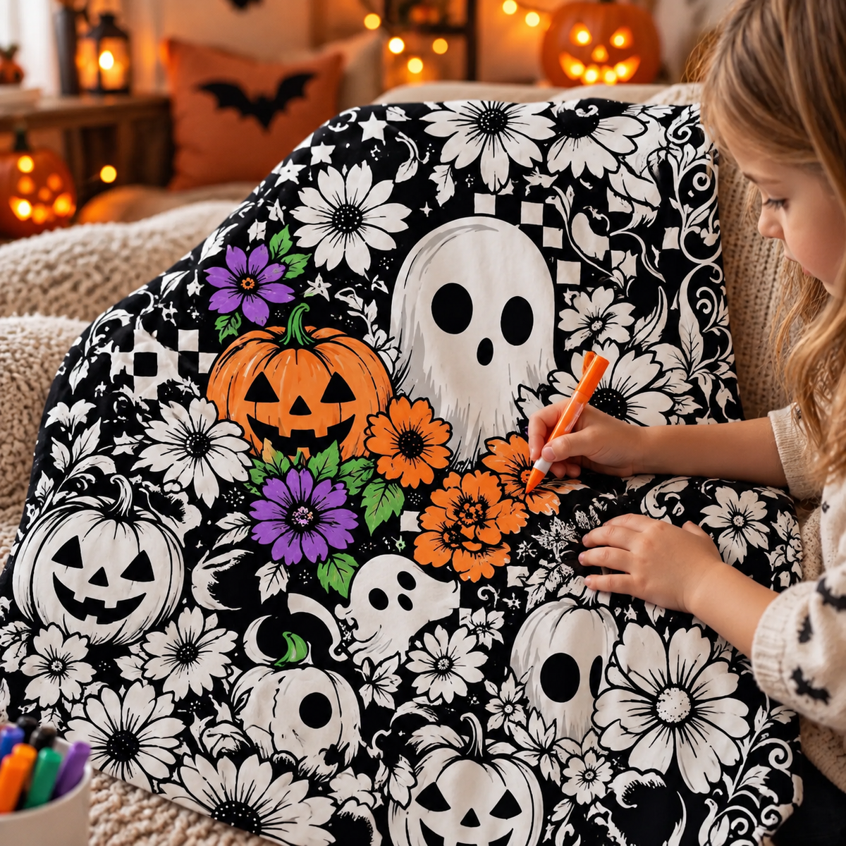 HallowDoodle™ – Die Halloween-Maldecke 🎃